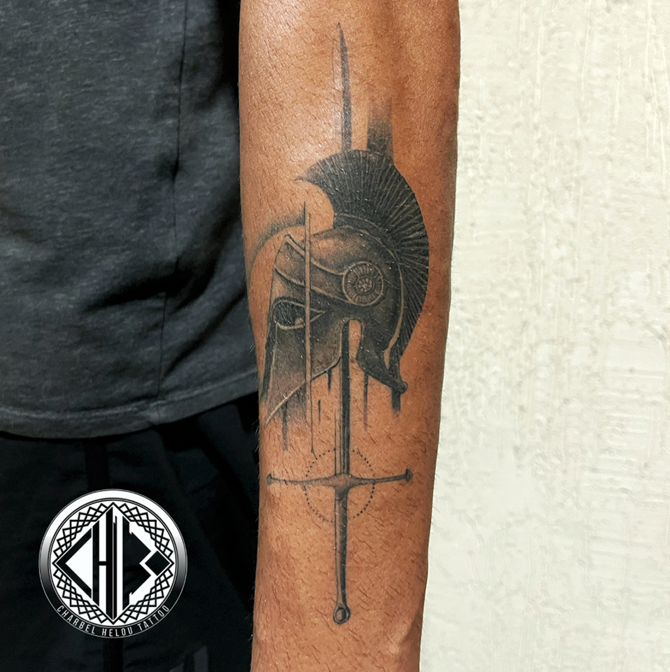 Spartan Warrior Tattoo